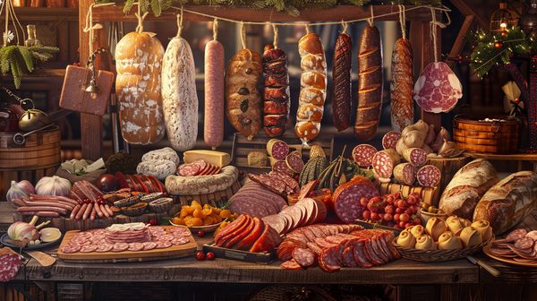 Calendrier de l'avent saucisson : 24 jours de délices charcutiers